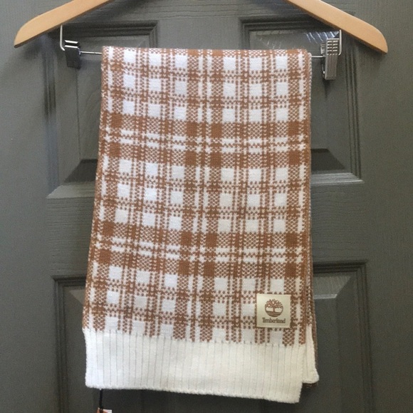 Timberland NWT plaid winter scarf. Rustic, fall, autumn, snow, skiing, cozy - Picture 1 of 5
